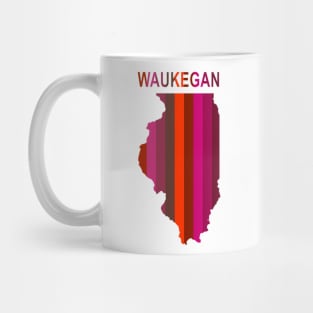 Red Waukegan Mug